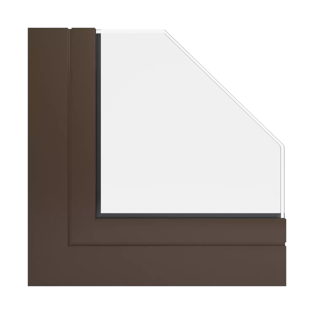 RAL 8014 Sepia brown windows window-profiles aliplast ultraglide-%E2%9C%A8