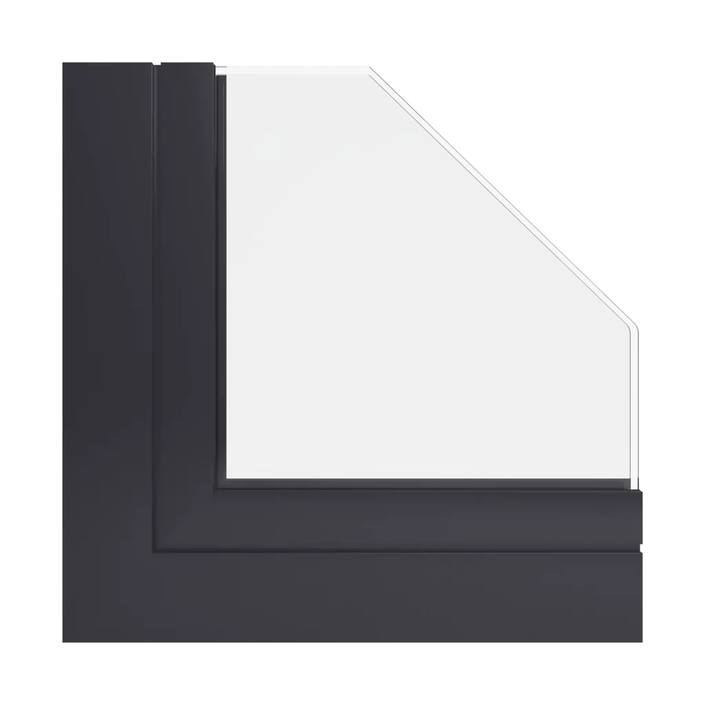 RAL 9004 Signal black windows window-profiles aluprof mb-78ei