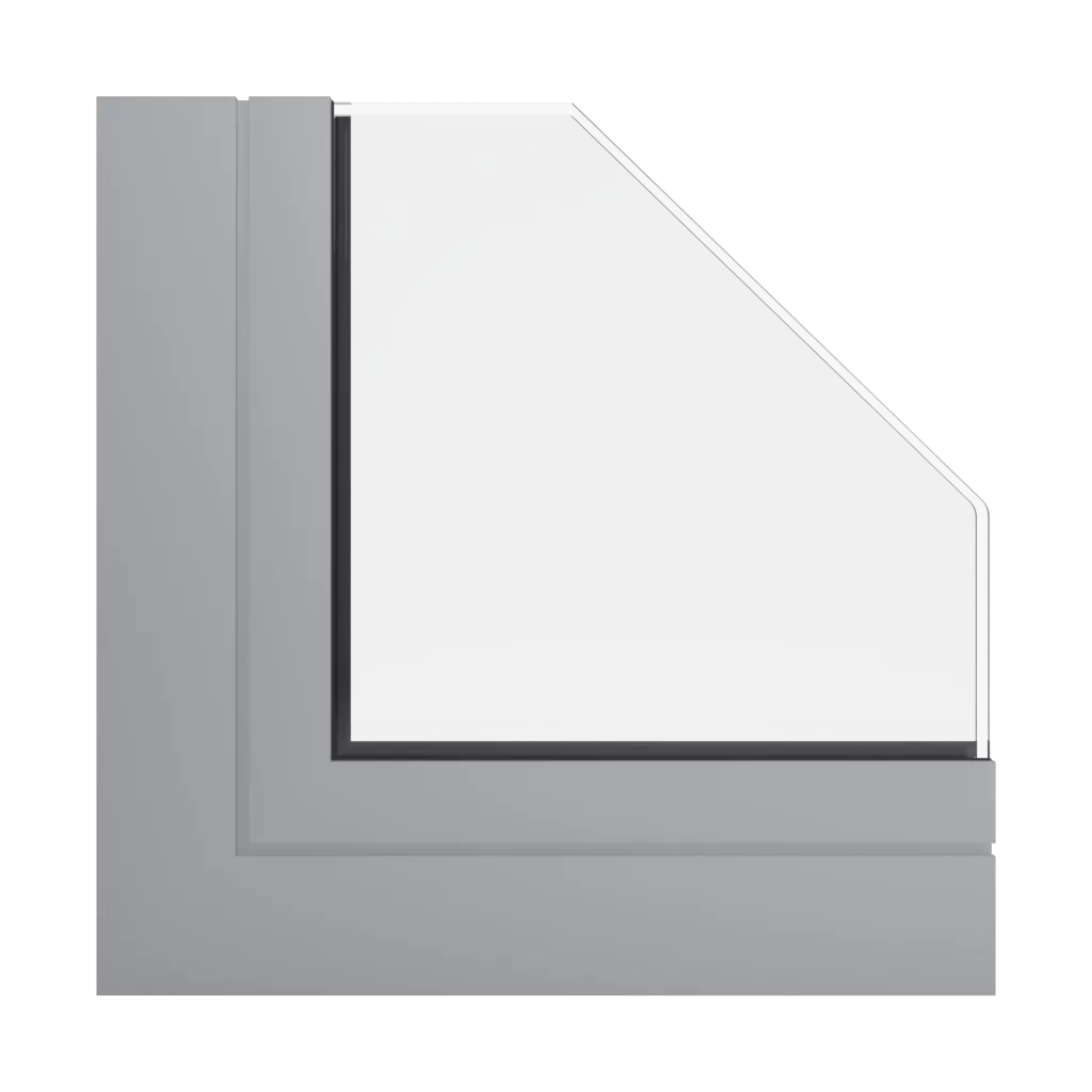 RAL 9006 White aluminium windows window-profiles aliplast ultraglide-%E2%9C%A8