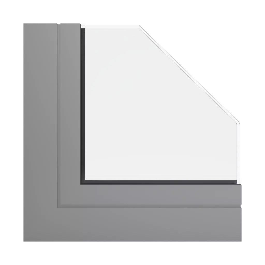 RAL 9007 Grey aluminium windows window-profiles aliplast ultraglide-%E2%9C%A8