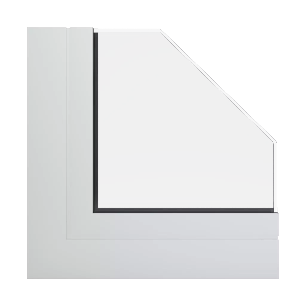 RAL 9016 Traffic white windows window-profiles aluprof mb-86-st