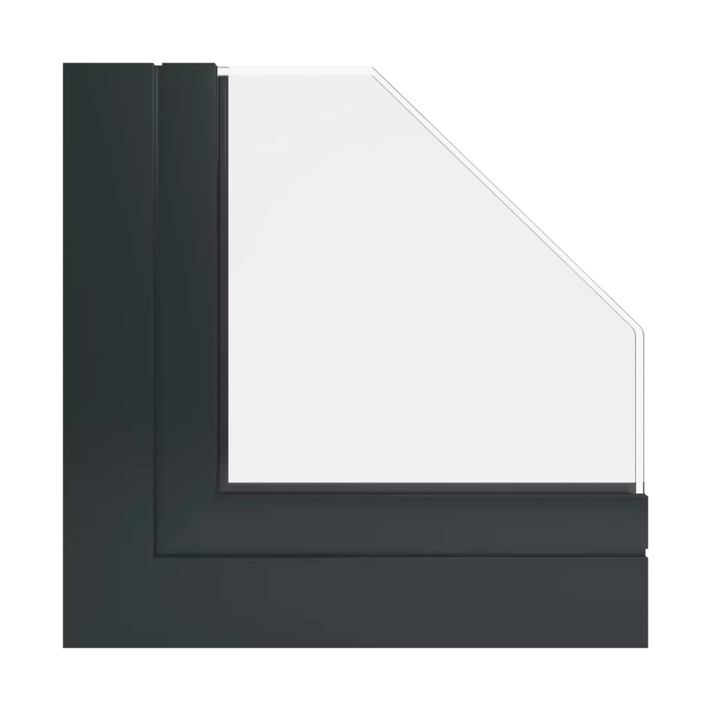 RAL 9017 Traffic black windows window-profiles aliplast ultraglide-%E2%9C%A8