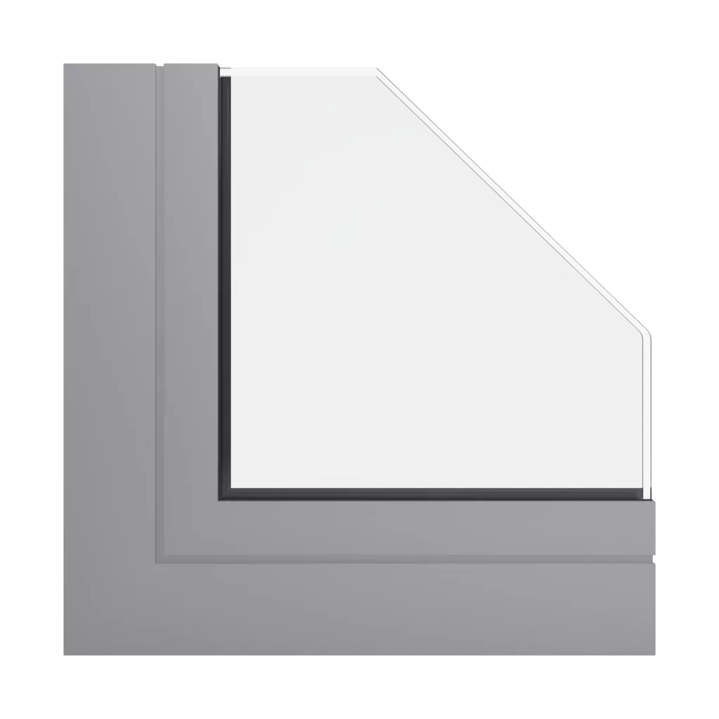 RAL 9022 Pearl light grey windows window-profiles aluprof mb-86ei