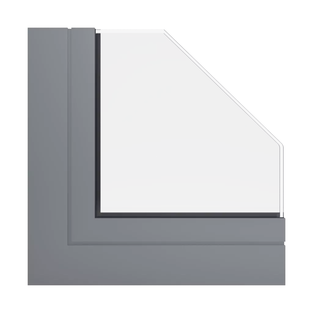 RAL 9023 Pearl dark grey windows window-profiles aluprof mb-ferroline