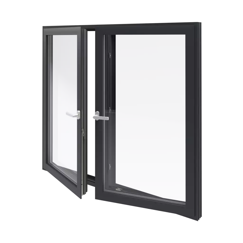 Aluminum windows windows window-profiles aluprof mb-86-st